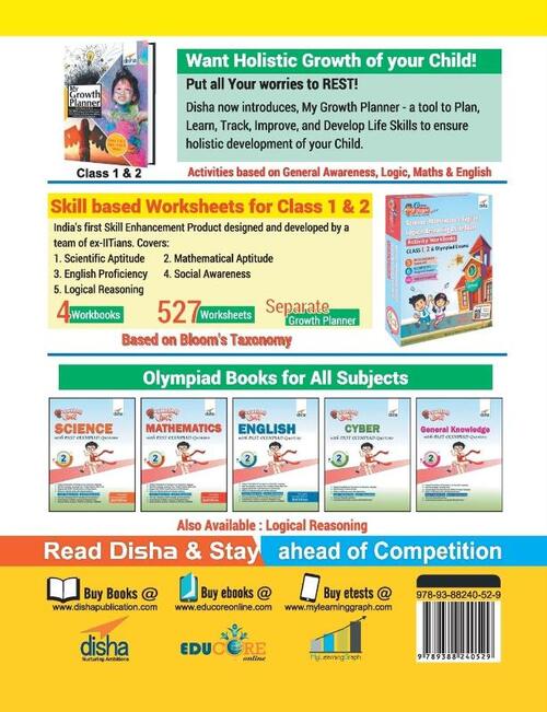 28 Mock Test Series for Olympiads Class 2 Science, Mathematics, English, Logical Reasoning, Gk & Cyber