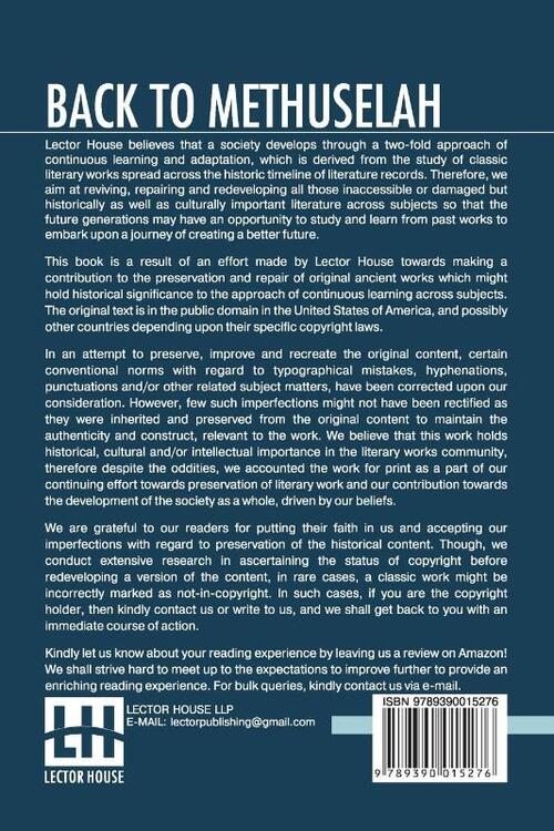 Back To Methuselah