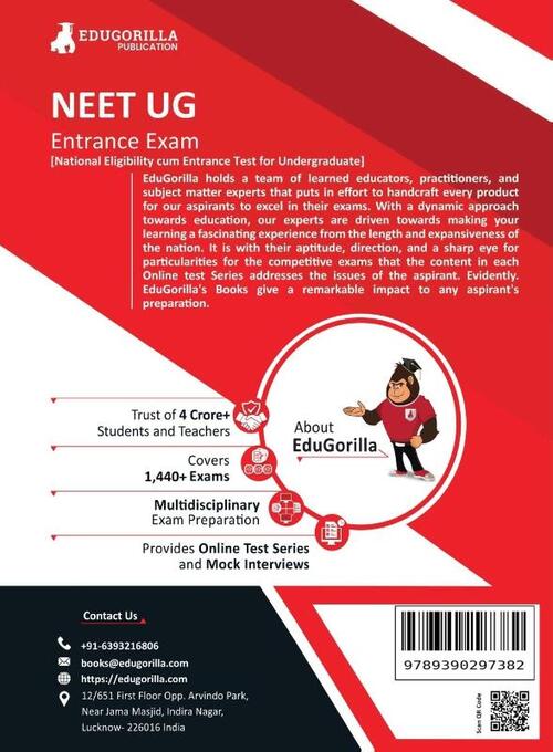 NEET UG Medical Entrance Exam 2025 - 8 Mock Tests, 6 Sectional Tests and 4 Previous Year Papers (2500 Solved Questions) with Free Access to Online Tests