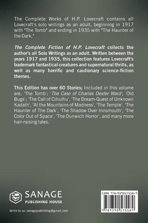 The Complete Works of H. P. Lovecraft