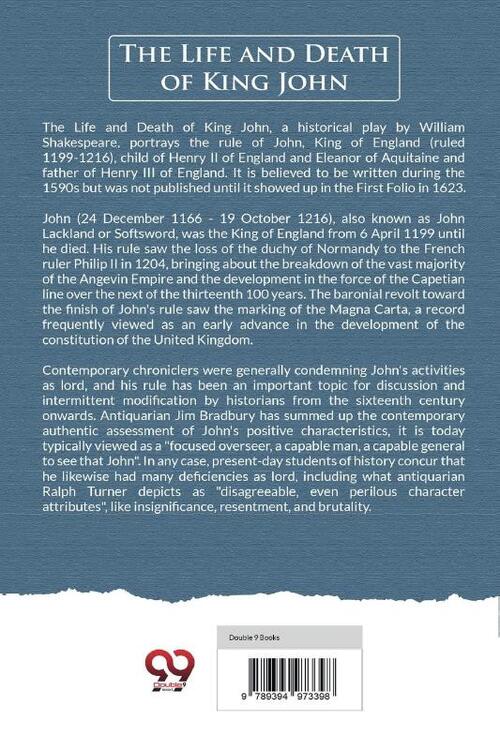The Life and Death of King John