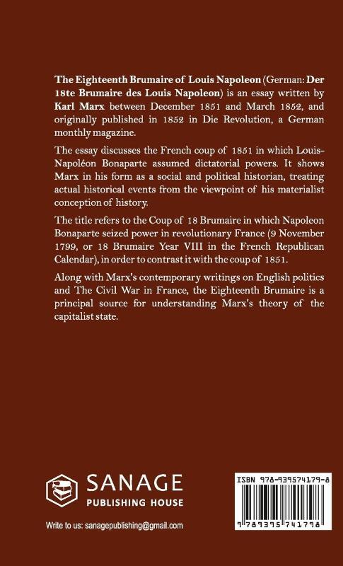 The Eighteenth Brumaire of Louis Bonaparte