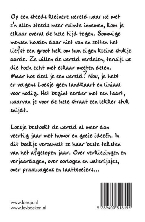 Werelddelen, dat is een werkwoord hoor