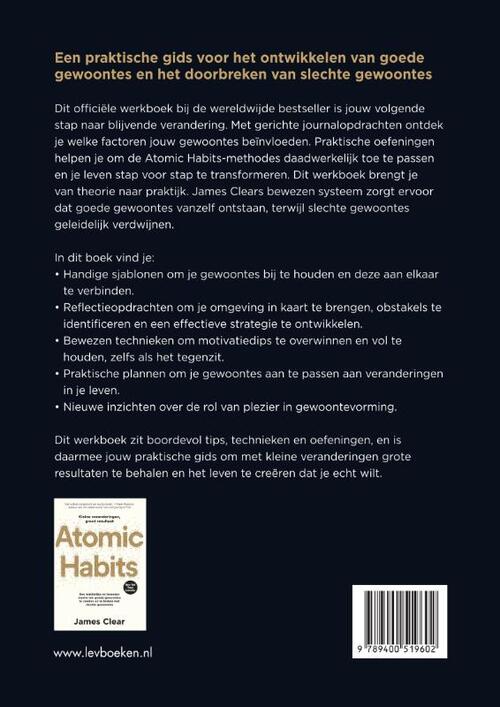 Het Atomic Habits werkboek