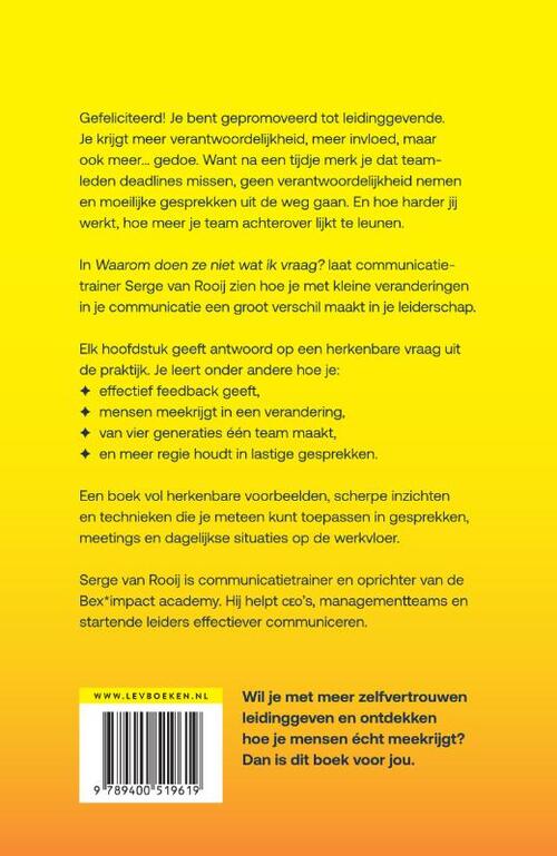 Waarom doen ze niet wat ik vraag