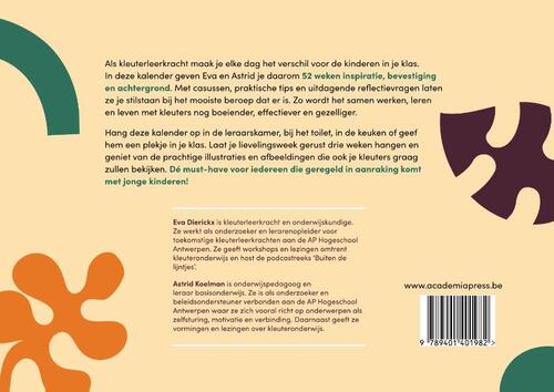 Kleuterleerkracht de kalender