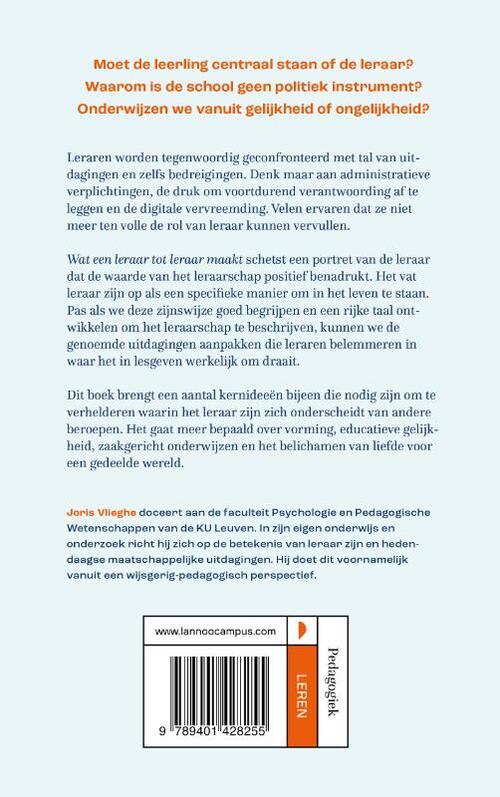 Wat een leraar tot leraar maakt