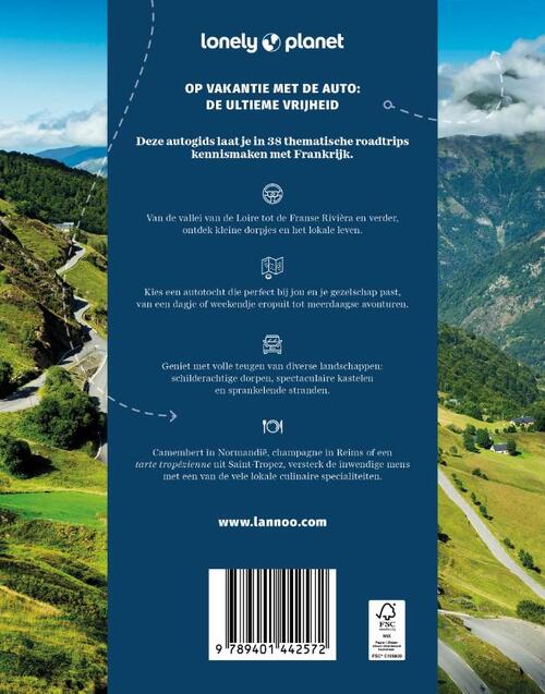 Lonely Planet autogids Frankrijk