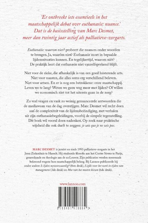 Euthanasie: waarom niet?