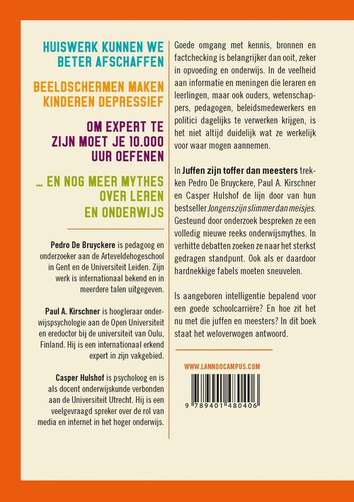 Juffen zijn toffer dan meesters