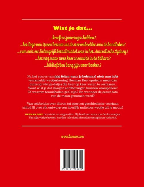 1001 Weetjes Die Je Gelukkig Niet Hoeft Te Onthouden