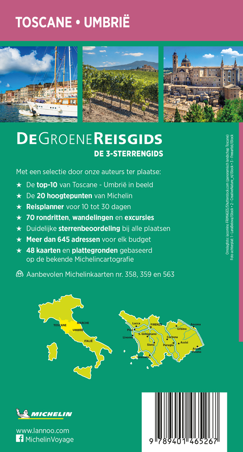 Toscane Umbrië, Lannoo eBook 9789401488907 Bruna