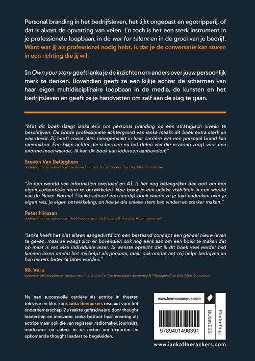 Own your story. Or someone else will.