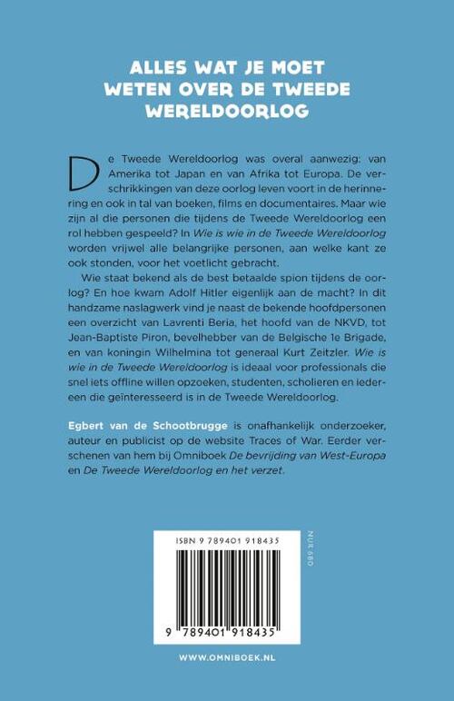 Wie is wie in de Tweede Wereldoorlog