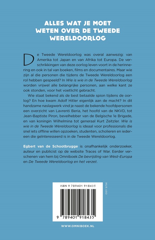 Wie is wie in de Tweede Wereldoorlog