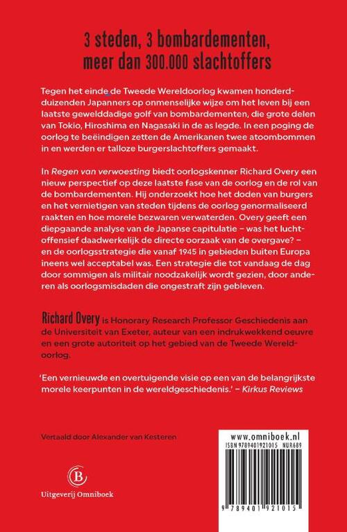 Regen van verwoesting