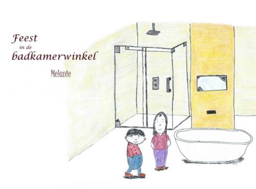 Feest in de badkamerwinkel
