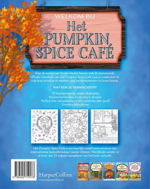 Het Pumpkin Spice Café-kleurboek