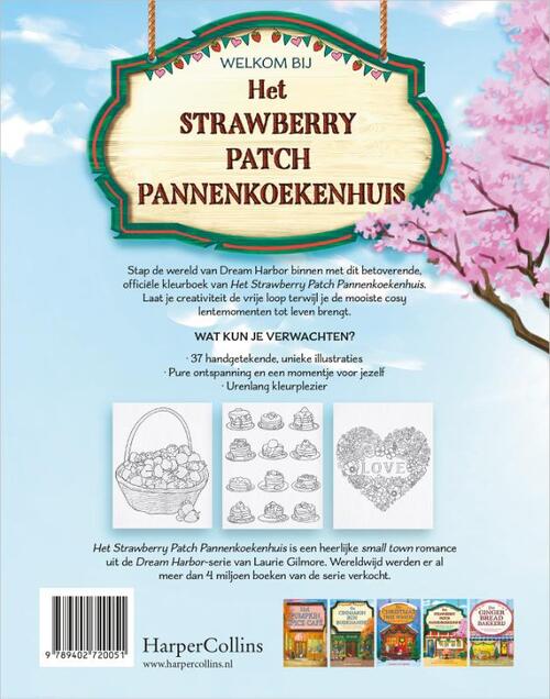Het Strawberry Patch Pannenkoekenhuis-kleurboek