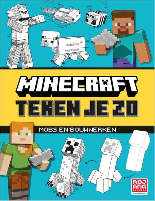 Minecraft teken je zo