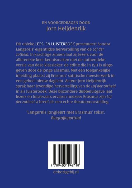 Erasmus' Lof der Zotheid