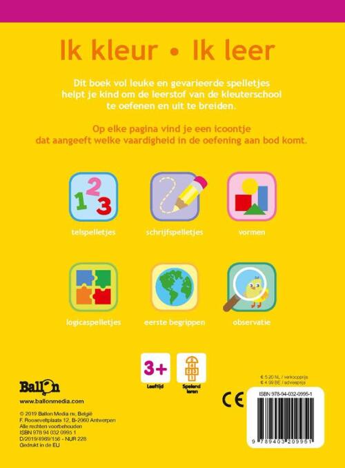 Ik kleur ik leer 3+