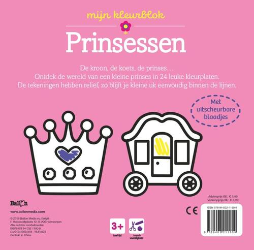Mijn kleurblok Prinsessen