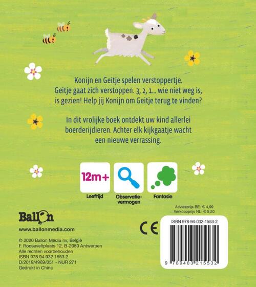 Vind je mij, konijntje?