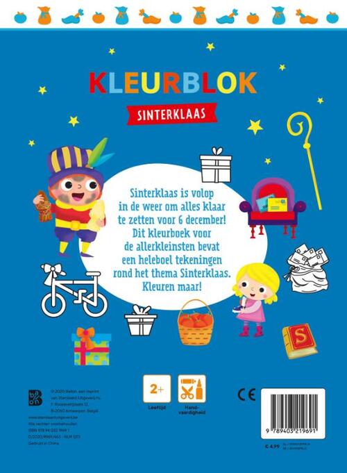 Kleurblok Sinterklaas