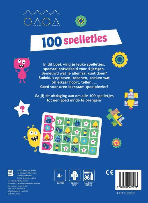 100 Spelletjes Voor 4-Jarigen