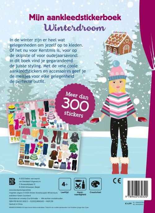 Mijn aankleedstickerboek: winterdroom