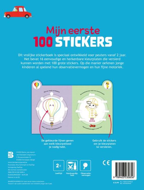 Mijn eerste 100 stickers: voertuigen