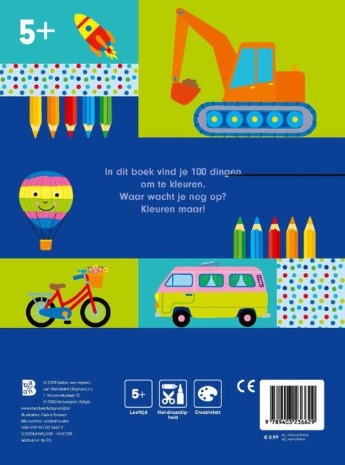 100 Dingen Om Te Kleuren: Voertuigen