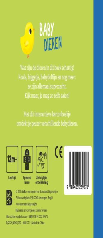 Mijn eerste voelboekje: Babydieren