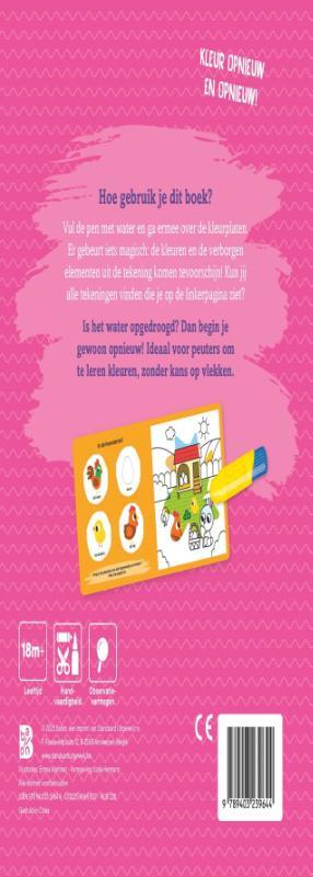 Kleuren met water voor de kleintjes: Pasen