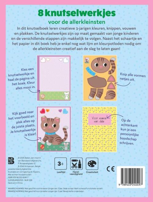 Ik leer knippen: Babydieren