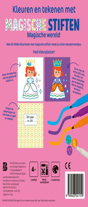 Kleuren en tekenen met magische stiften: Magische wereld