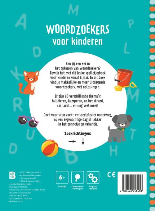 Woordzoekers voor kinderen 6+