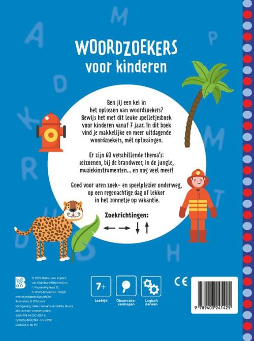 Woordzoekers voor kinderen 7+