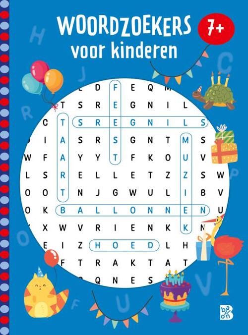 Woordzoekers voor kinderen 7+