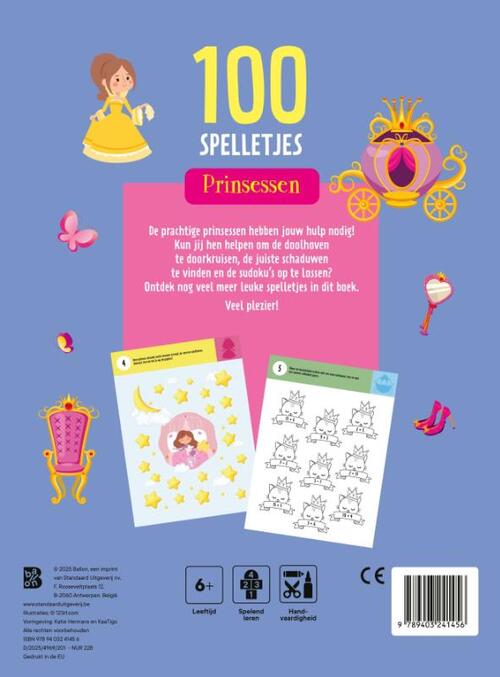 100 spelletjes: Prinsessen 6+
