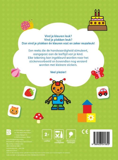 Plak en kleur woordjes