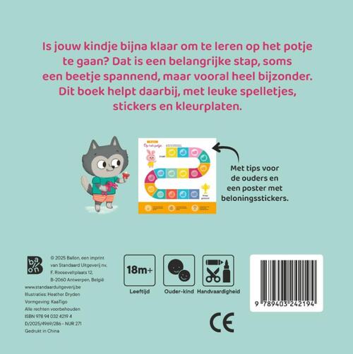 Ik groei: Op het potje Spelletjesboek