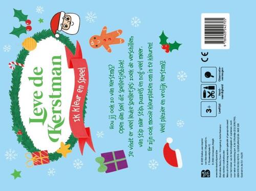 Kerstmis: Leve de Kerstman: ik kleur en speel