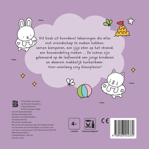 Cosy kleurboek: Leuke vriendjes