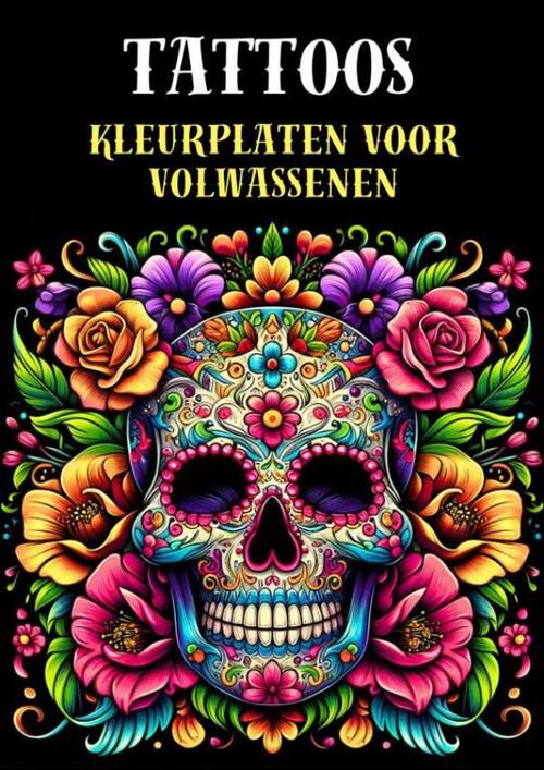 Kleurplaat voor Volwassenen - Tattoos