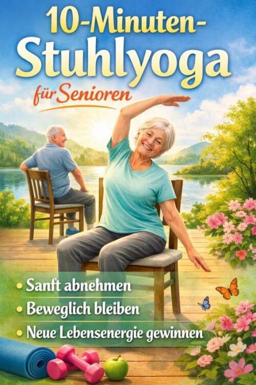 10-Minuten-Stuhlyoga für Senioren: Sanft abnehmen, beweglich bleiben und neue Lebensenergie gewinnen-Geschenk für ältere Menschen