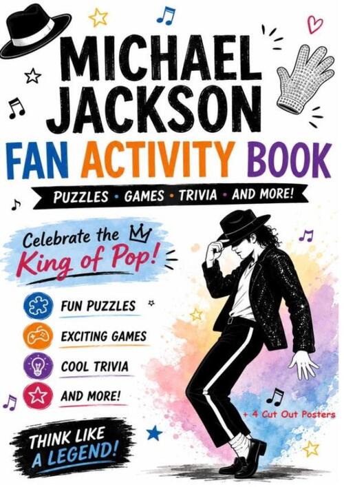 Michael Jackson Fan Activity Book