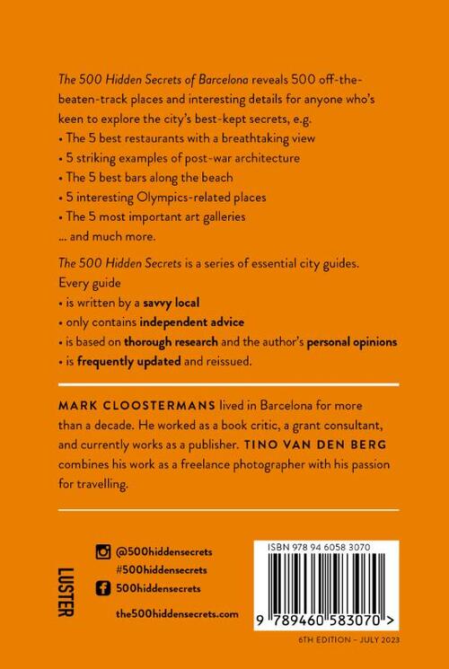 The 500 Hidden Secrets of Barcelona