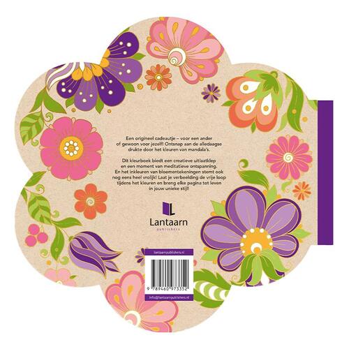 Blooming flowers mandala